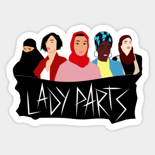 Lady Parts Band! Sticker